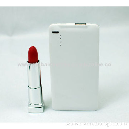 Portable power banks, 2014 fashionable type with 4,000mAh real capacity